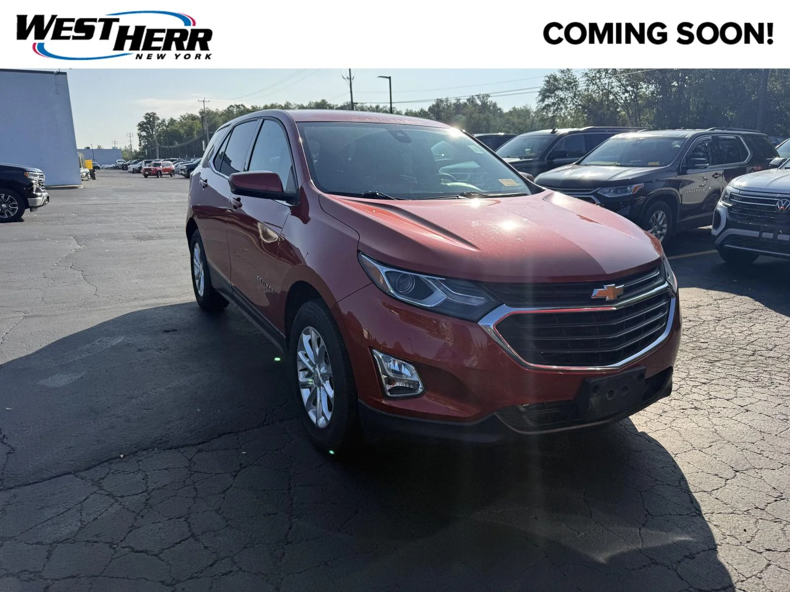 Used 2020 CAYENNE ORANGE METALLIC Chevrolet LT image 1