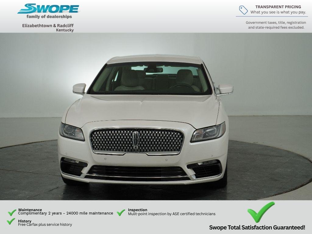 Used 2017 White Platinum Tri-Coat Lincoln Select image 8