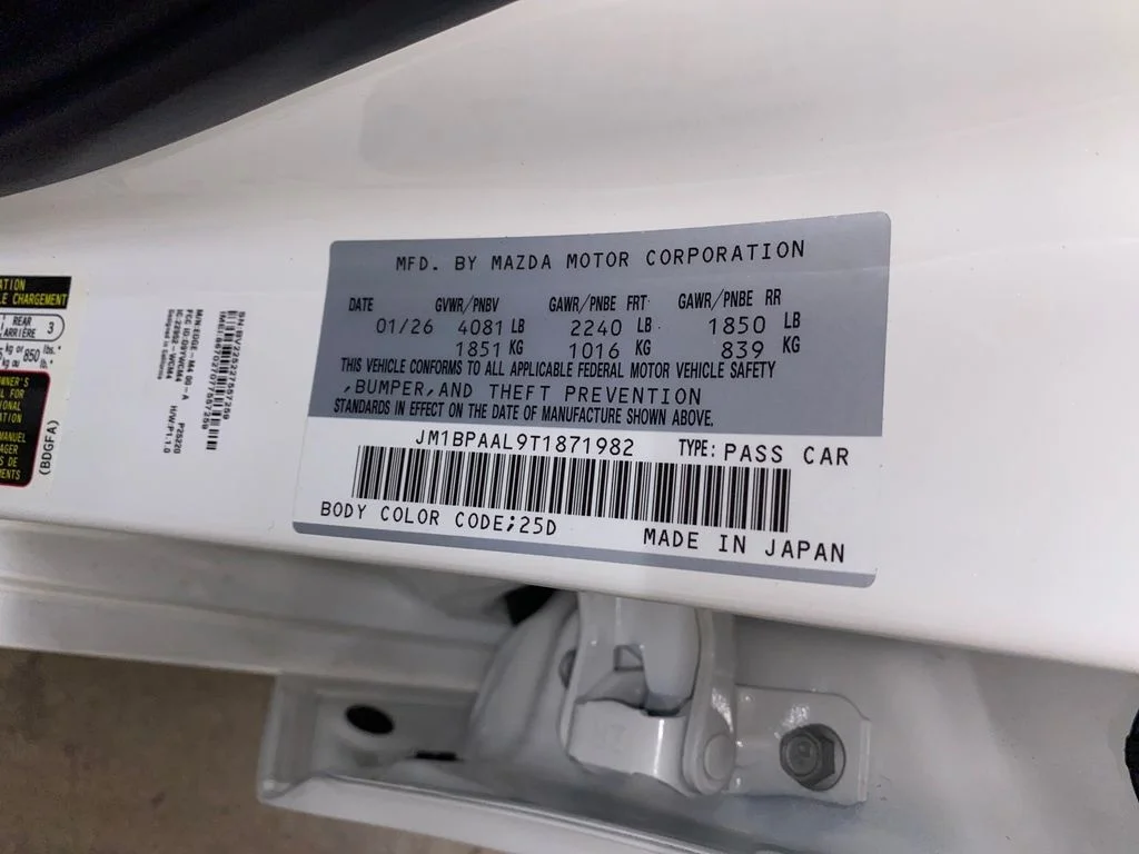 New 2026 Snowflake White Pearl Mazda 2.5 S image 28