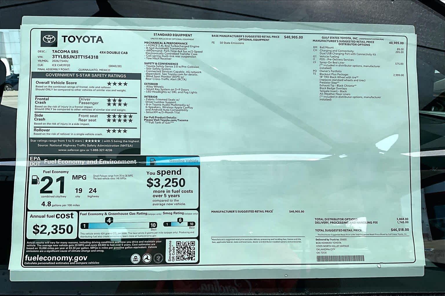 New 2026 Ice Cap Toyota SR5 image 19