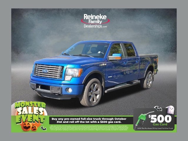 Blue Flame Metallic 2011 Ford F-150 Pickup Truck Four-Wheel Drive