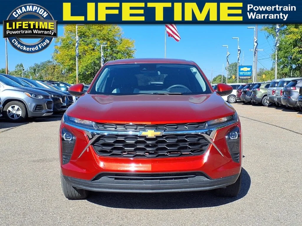 Used 2024 Chevrolet Trax LS with VIN KL77LFE28RC100312 for sale in Howell, MI