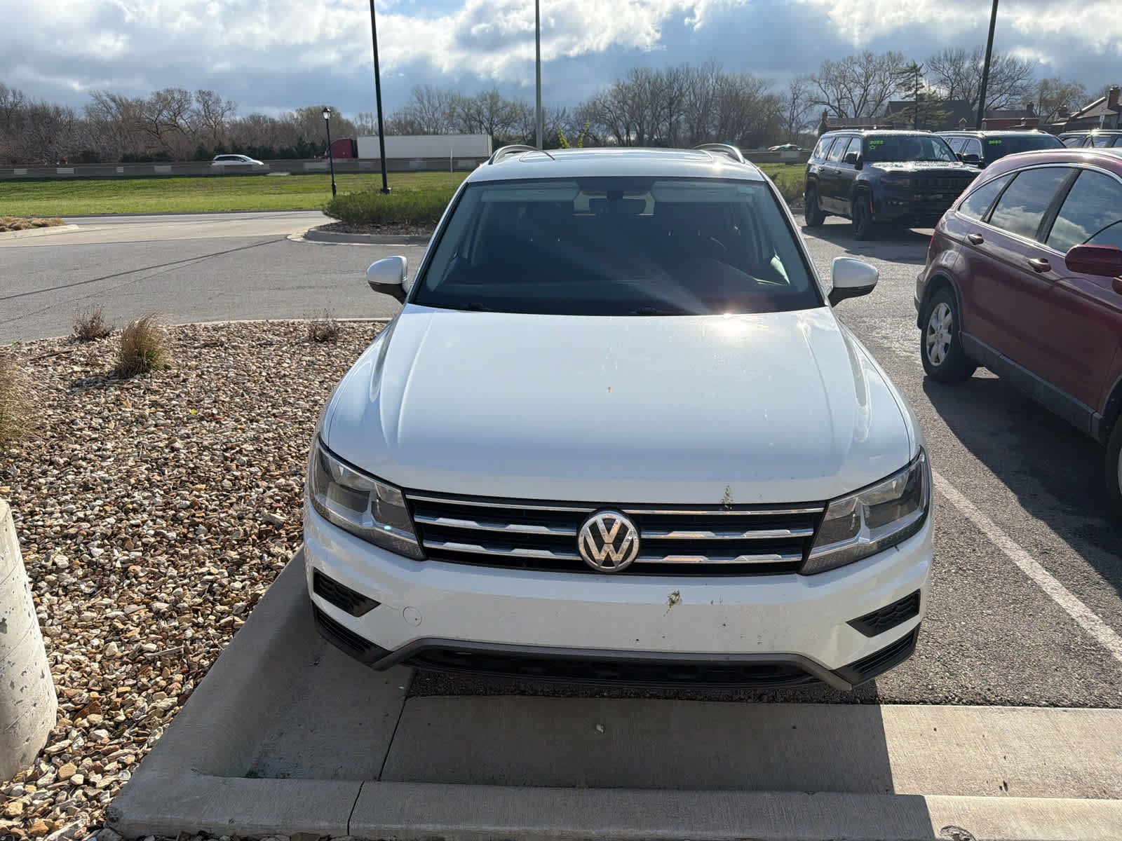 Used 2021 Volkswagen Tiguan SE with VIN 3VV2B7AX7MM069263 for sale in Kansas City