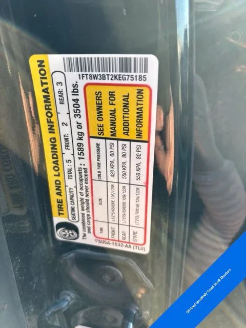 Used 2019 Agate Black Metallic Ford Lariat image 15
