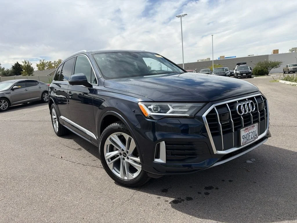 Used 2023 Blue Metallic Audi Premium image 3