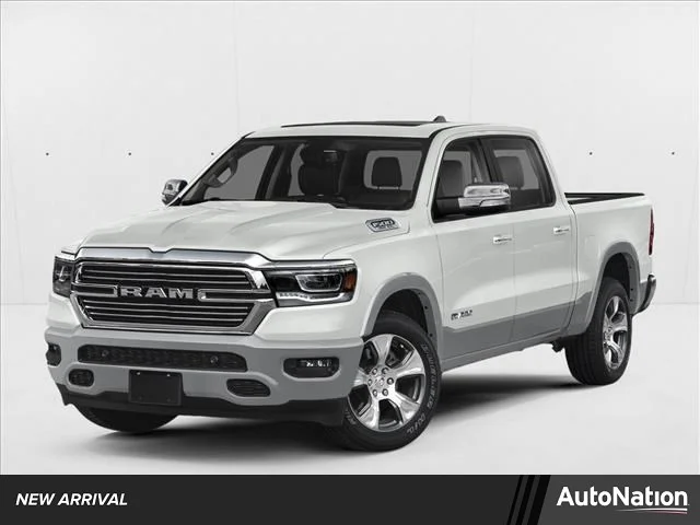 Used 2021 Ivory White Tri-Coat Pearlcoat Ram Laramie image 1