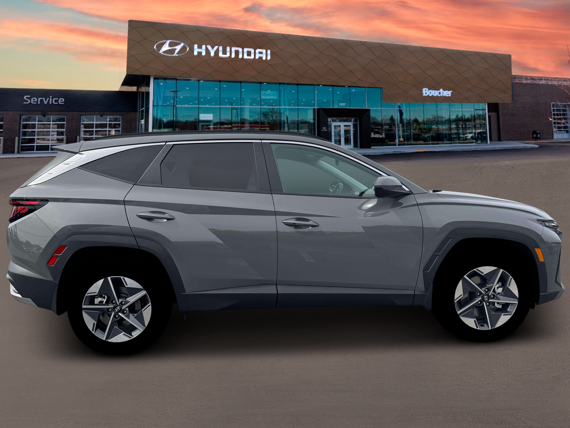 New 2026 Hampton Gray Hyundai SEL AWD image 9