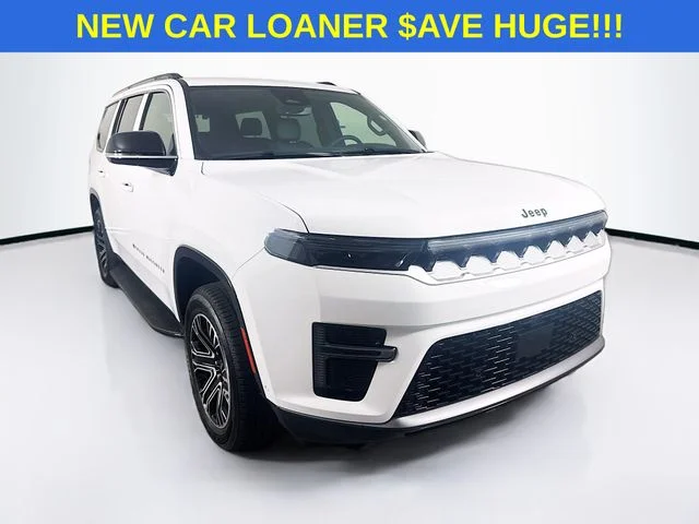 New 2026 Bright White Clear-Coat Exterior Paint Jeep Grand Wagoneer image 1
