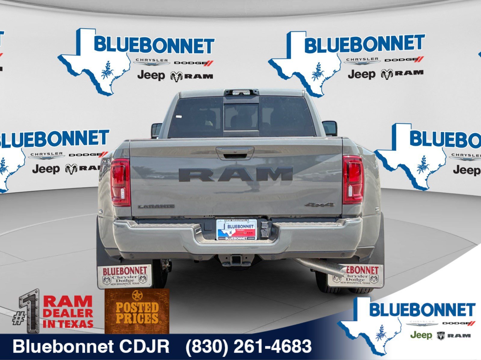 New 2026 Ceramic Gray Clear-Coat Exterior Paint RAM Laramie image 6