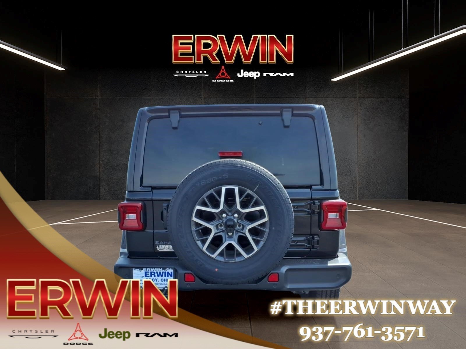 New 2026 Black Clear-Coat Exterior Paint Jeep Sahara image 4