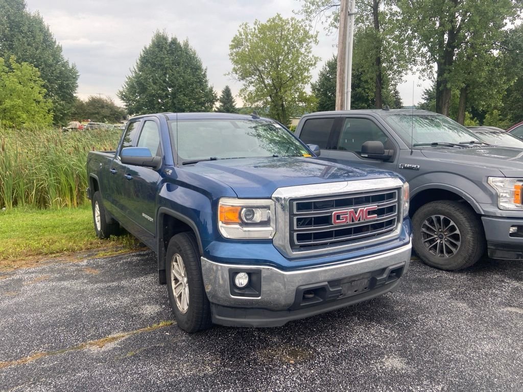 Used 2015 Stone Blue Metallic GMC SLE image 1