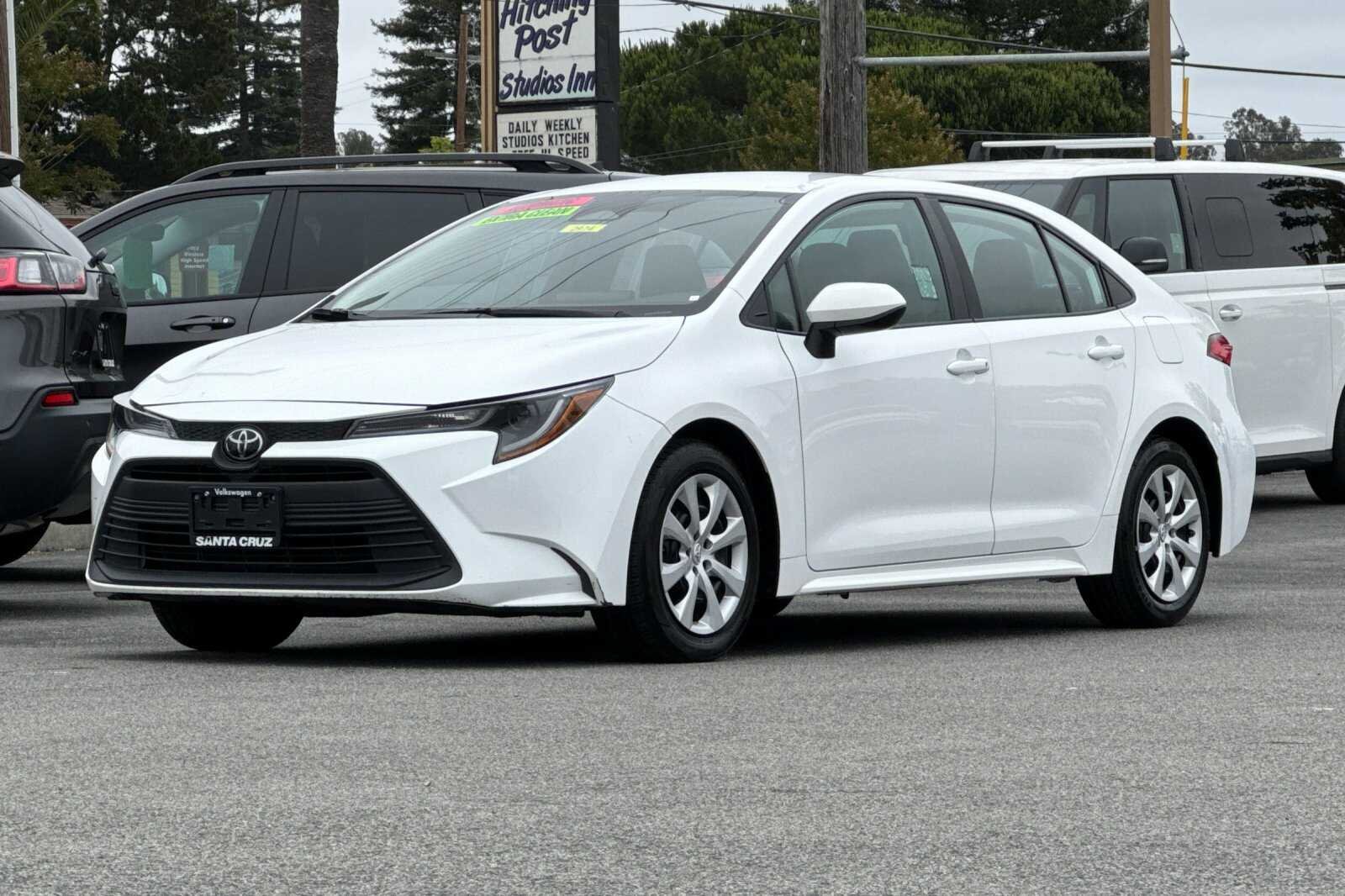 Used 2023 White Toyota LE image 8