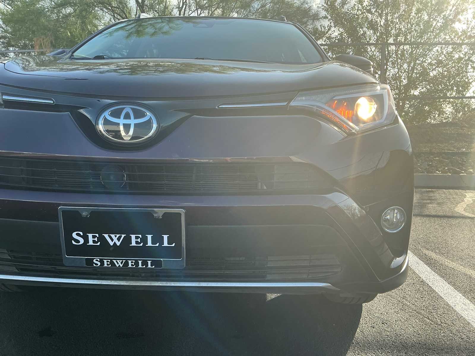 Used 2017 Black Currant Metallic Toyota XLE image 7