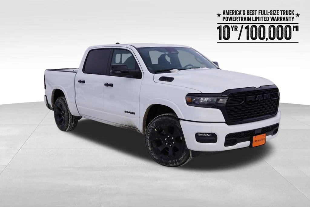 New 2026 Bright White Clearcoat RAM Big Horn image 1
