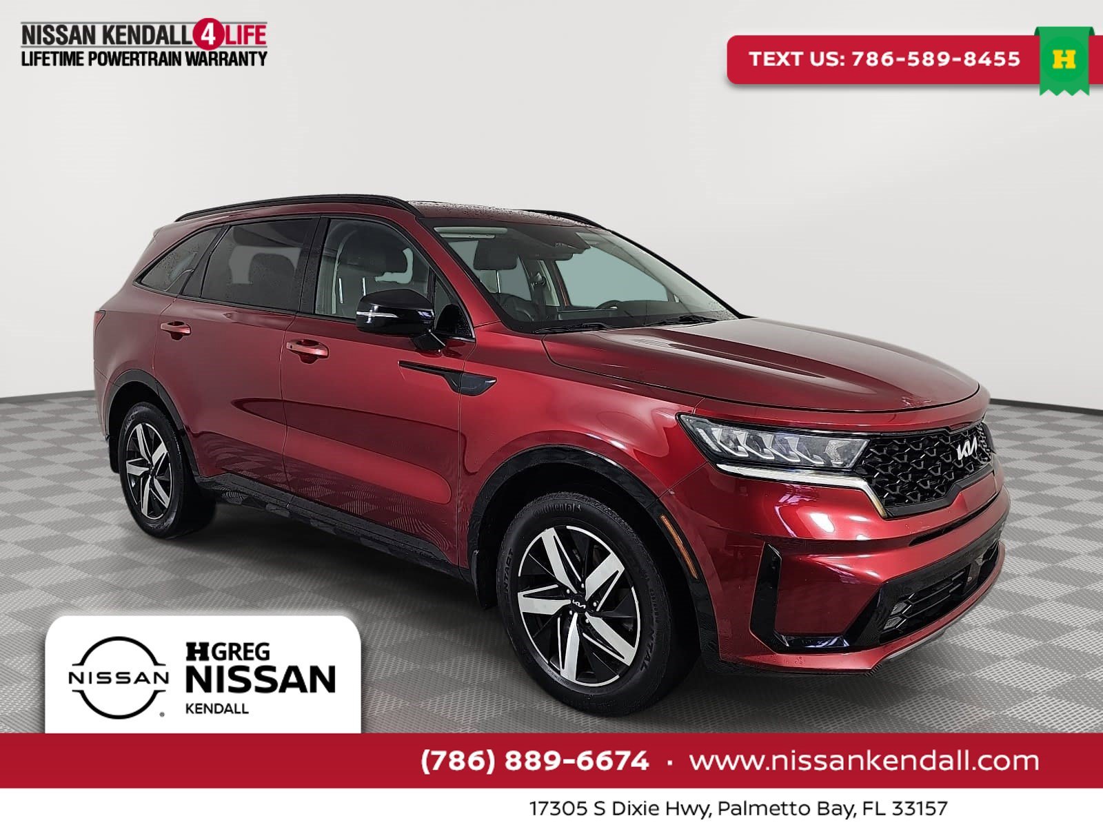 Used 2022 Red Kia EX image 1