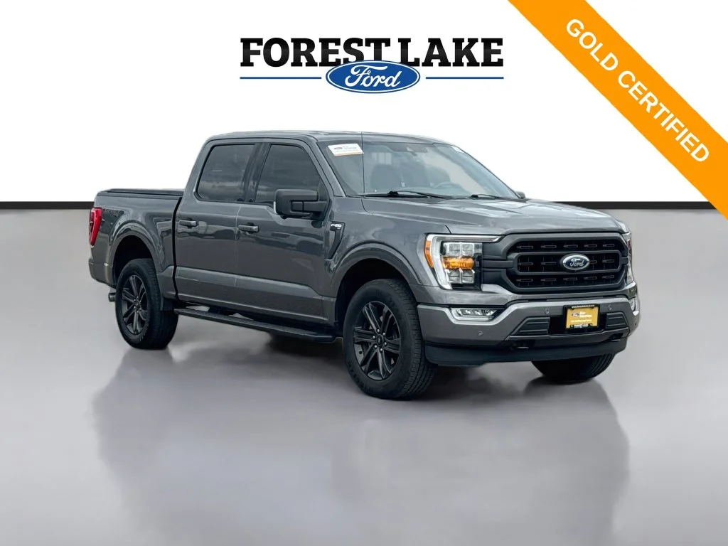 Certified Used 2021 Carbonized Gray Metallic Ford XLT image 1