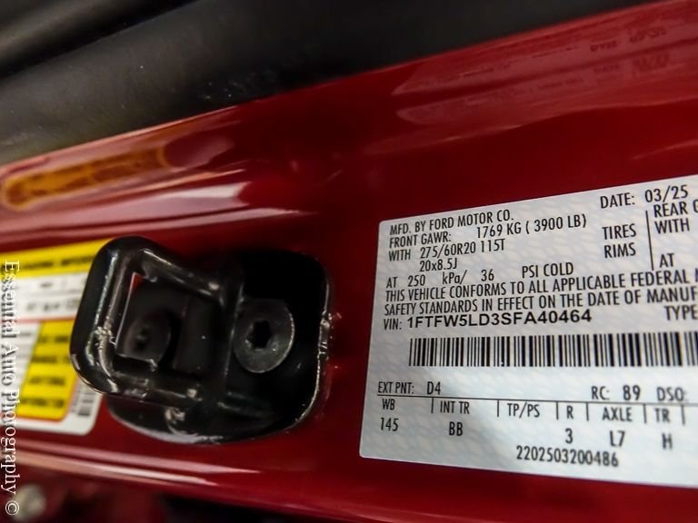 Certified Used 2025 Red Metallic Ford Lariat image 31