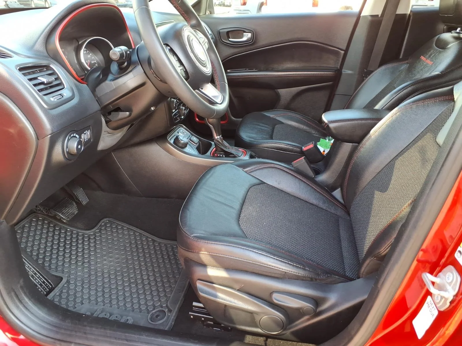 Used 2021 Red Redline Pearlcoat Jeep Trailhawk image 10