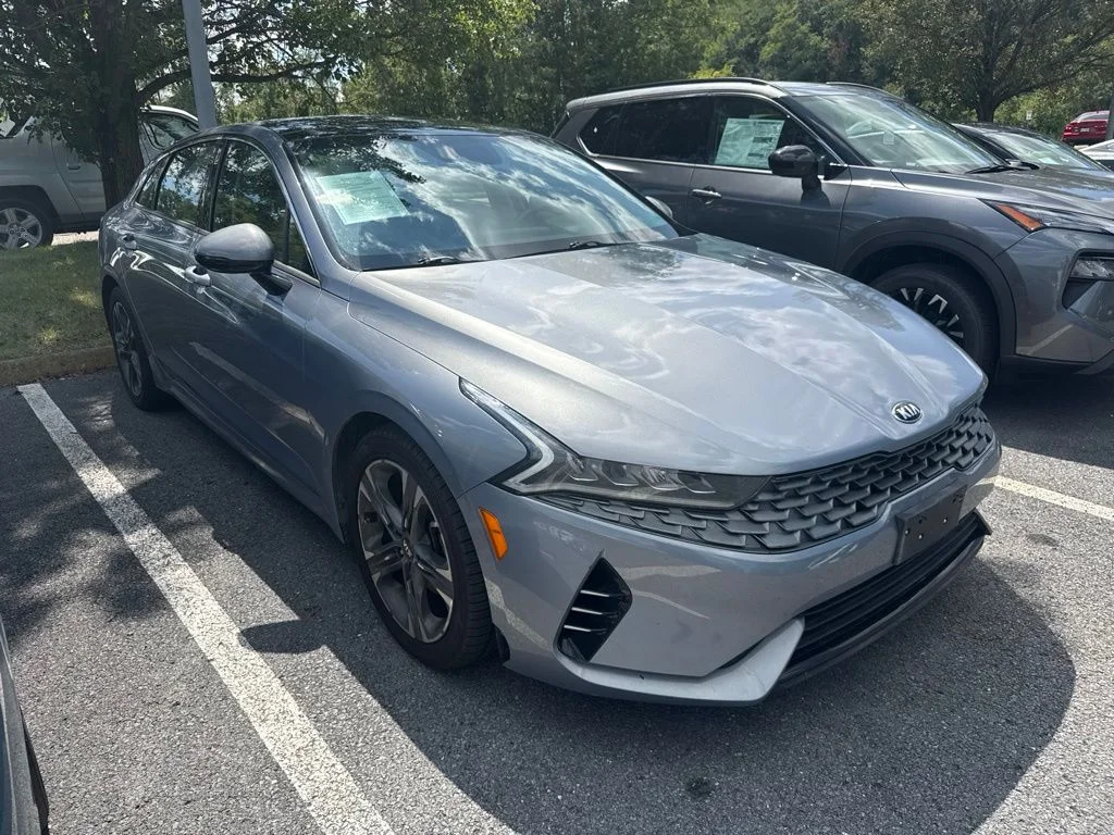 Used 2021 Silver Kia EX image 1