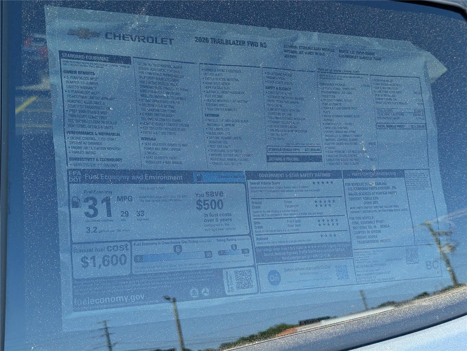 New 2026 Sterling Gray Metallic Chevrolet RS image 22