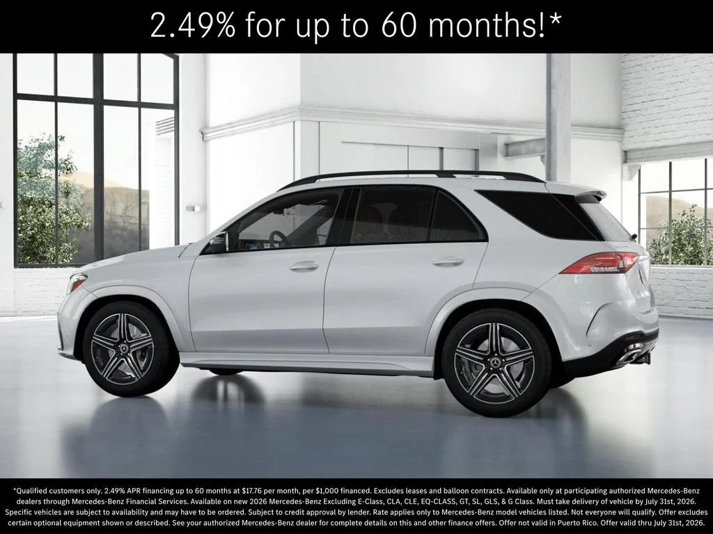 New 2026 MANUFAKTUR Moonlight White Metallic Mercedes-Benz GLE 450 image 74