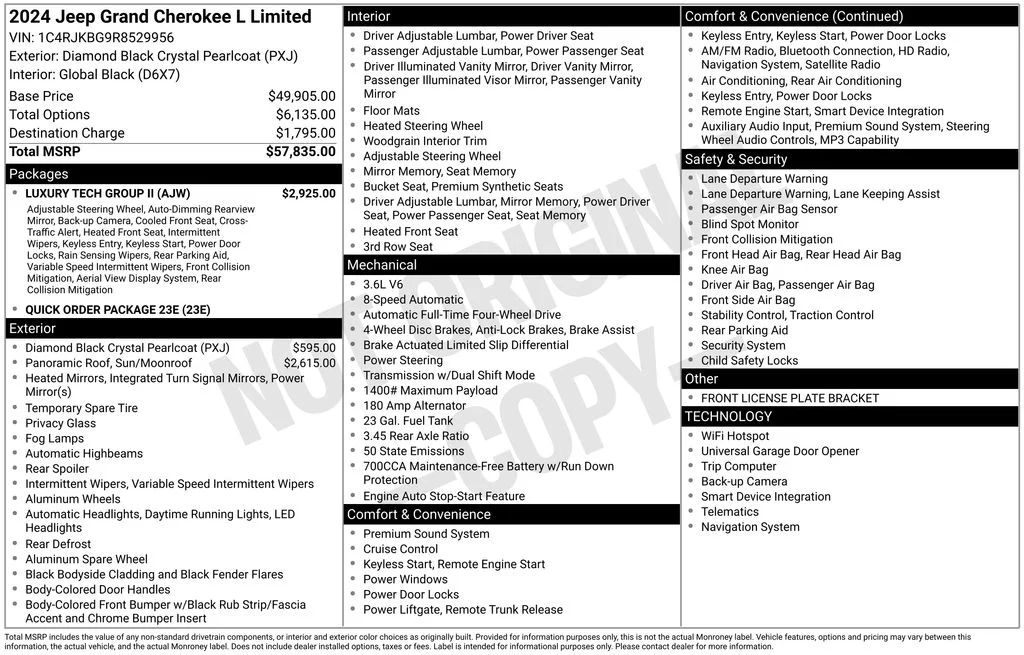 Used 2024 Black Jeep Limited image 17