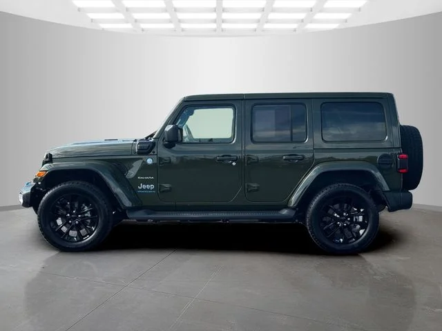 Used 2023 Green Jeep Sahara 4xe image 4