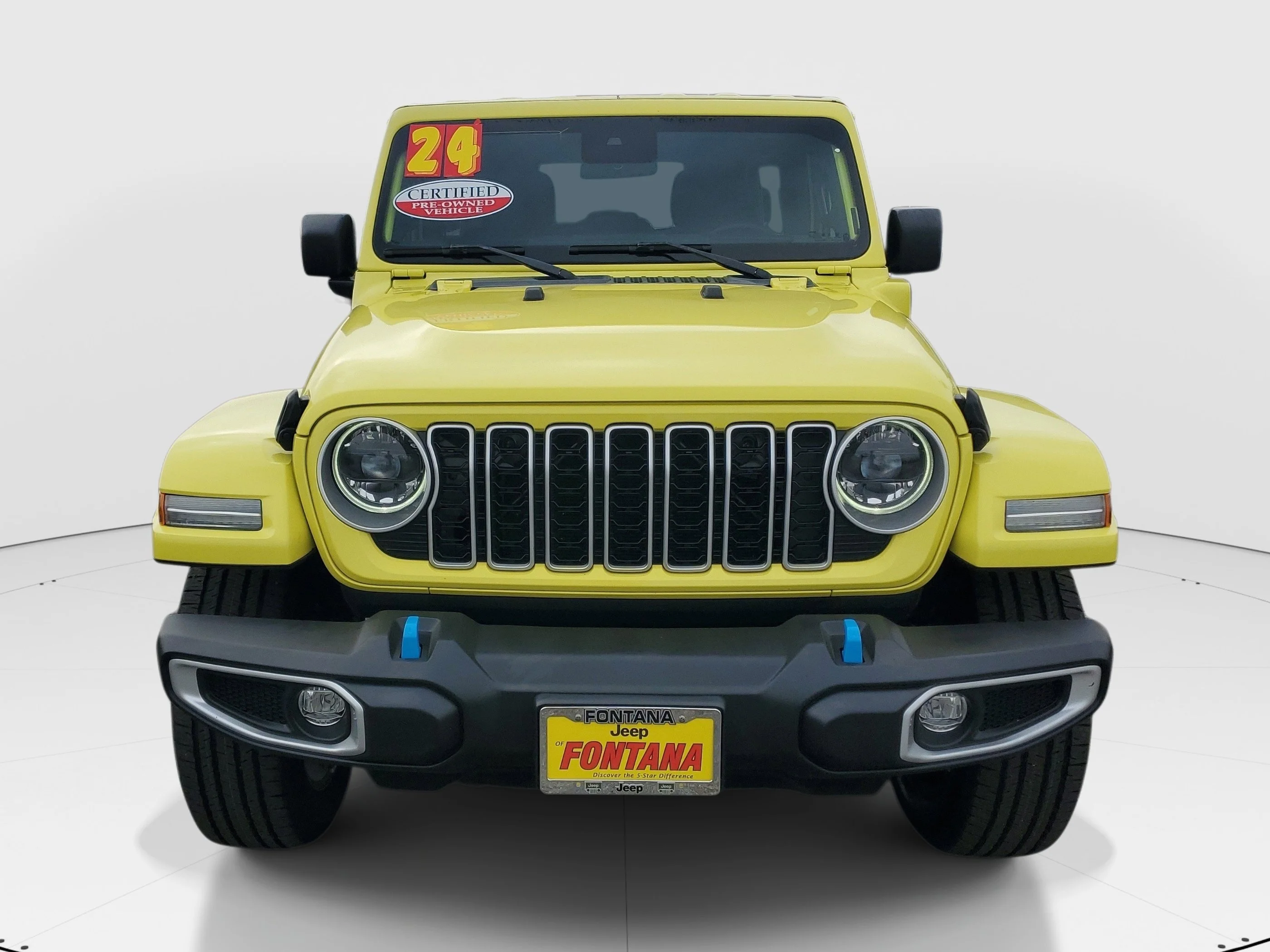 Used 2024 Yellow Jeep Sahara 4xe image 9