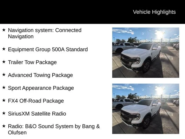 Used 2025 White Ford Lariat image 8