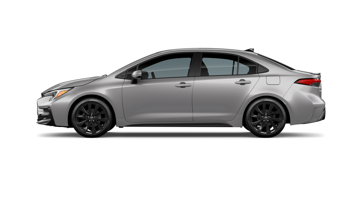 New 2026 Classic Silver Metallic with Midnight Black Metallic roof Toyota XSE image 5