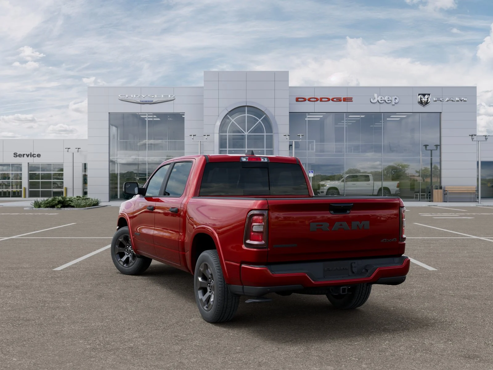 New 2026 Molten Red Pearl-Coat Exterior Paint RAM Big Horn/Lone Star image 29