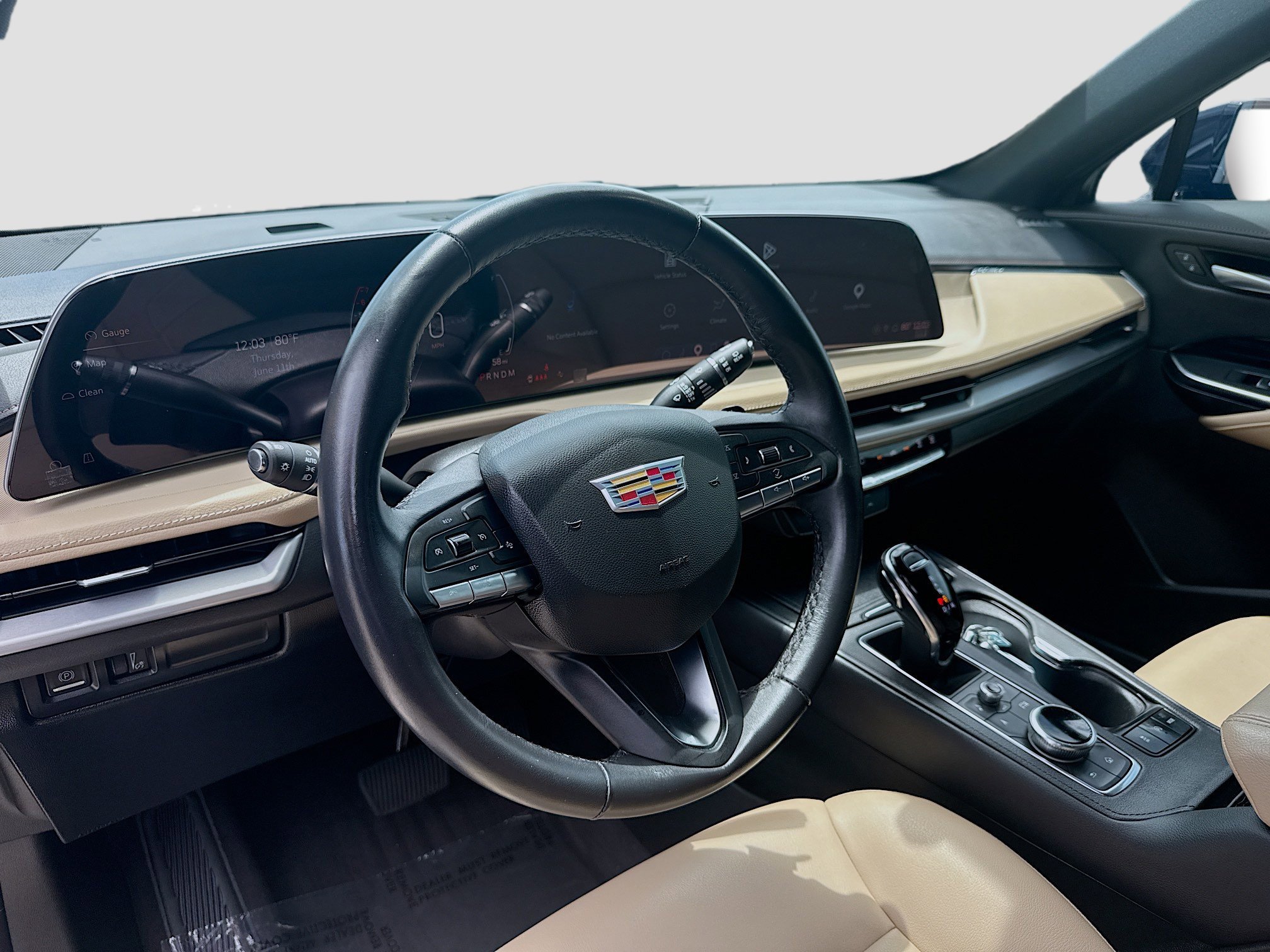 Used 2024 Stellar Black Metallic Cadillac FWD Luxury image 9
