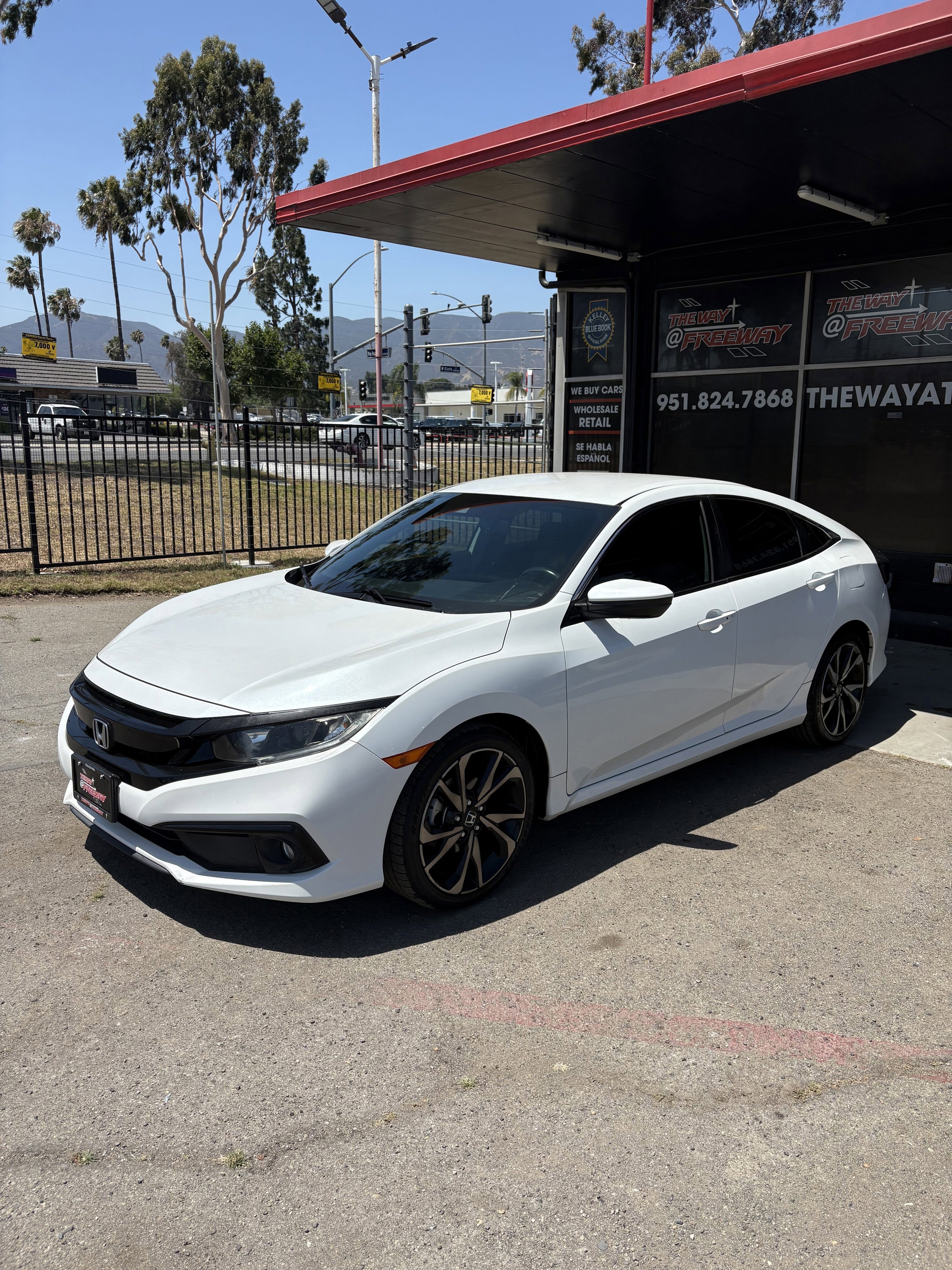 Used 2021 White Honda Sport image 1