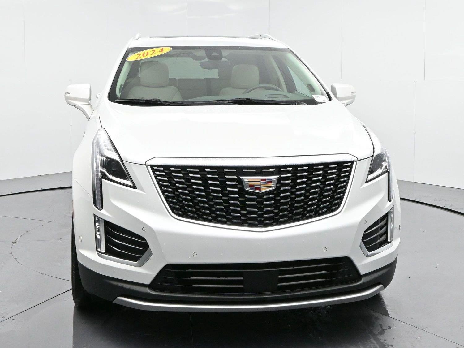 Used 2024 Crystal White Tricoat Cadillac Premium Luxury image 2