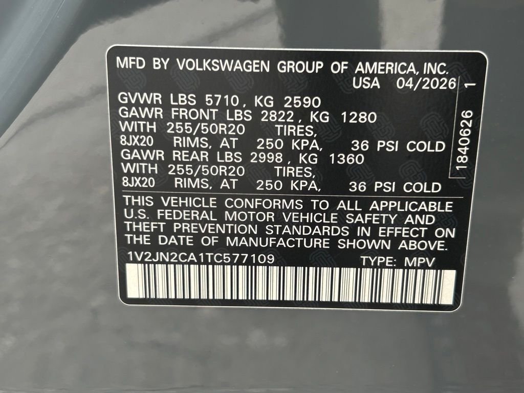 New 2026 Gray Volkswagen SE w/Technology image 62