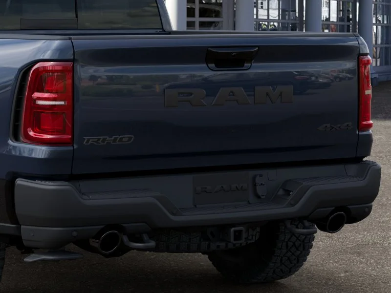New 2026 Forged Blue Metallic Exterior Paint RAM RHO 4x4 Crew Cab 5
