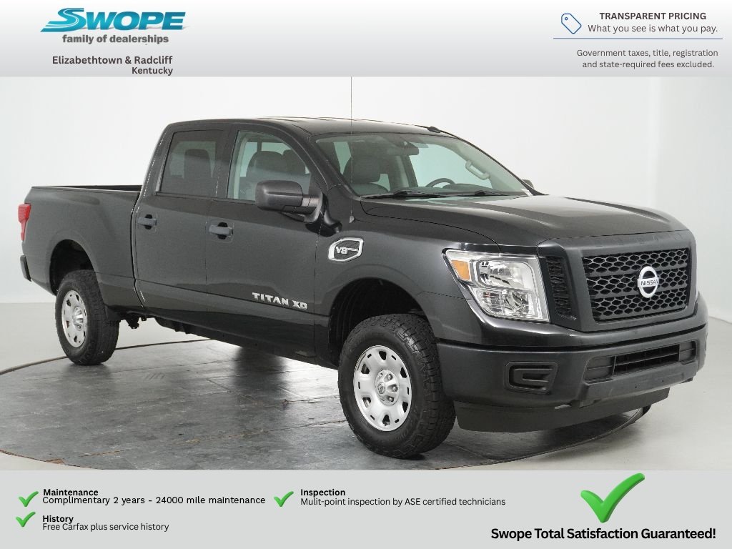 Certified Used 2019 Magnetic Black Metallic Nissan S image 1