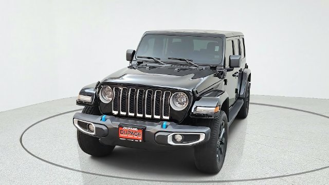 Used 2023 Black Jeep Sahara 4xe image 3