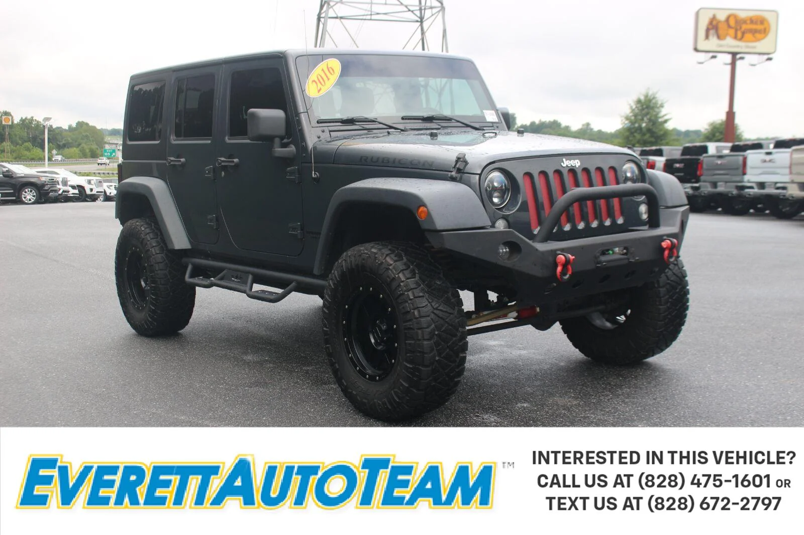 Used 2016 Black Jeep Rubicon image 1