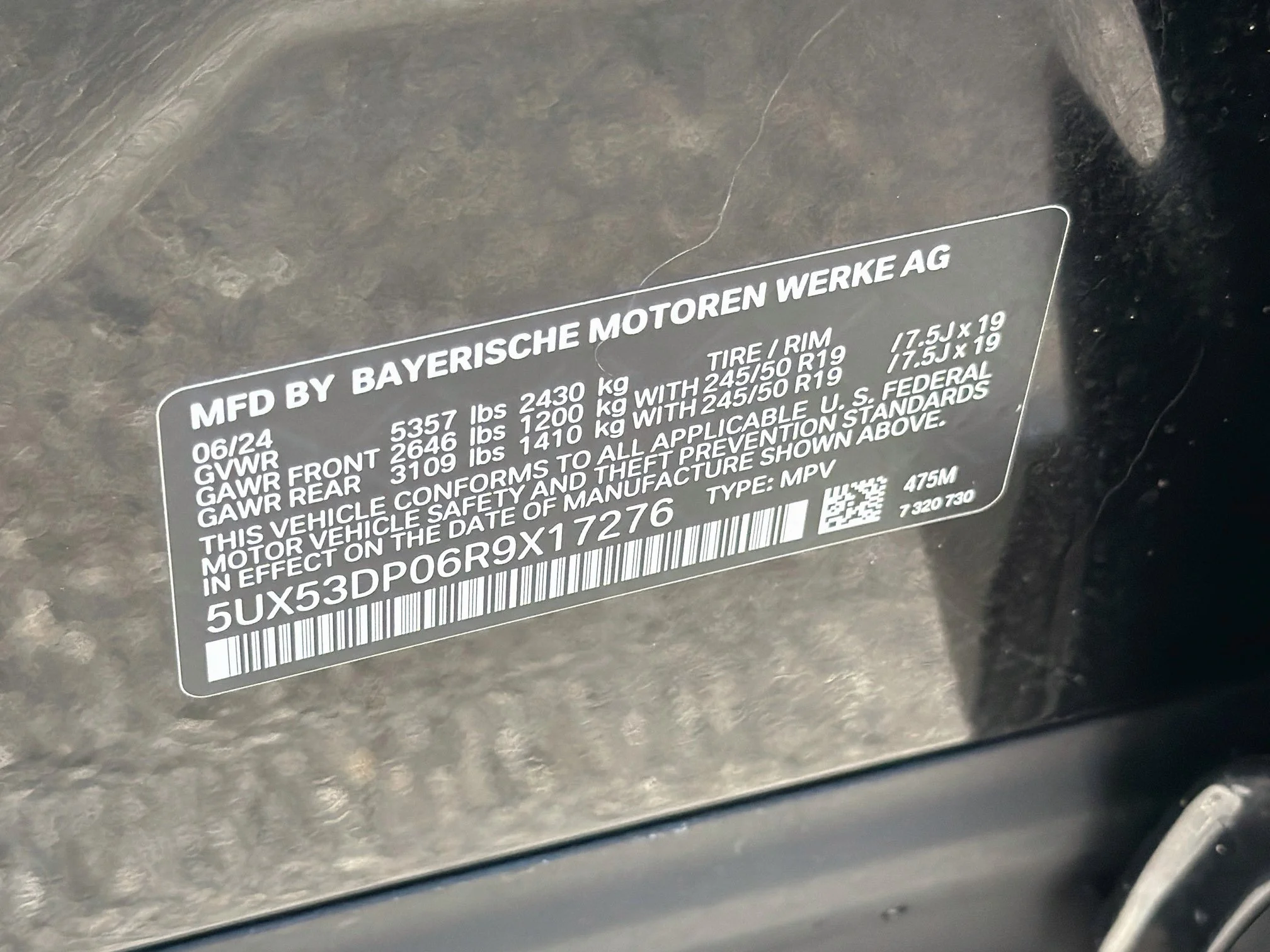 Certified Used 2024 Black Sapphire Metallic BMW xDrive30i image 44