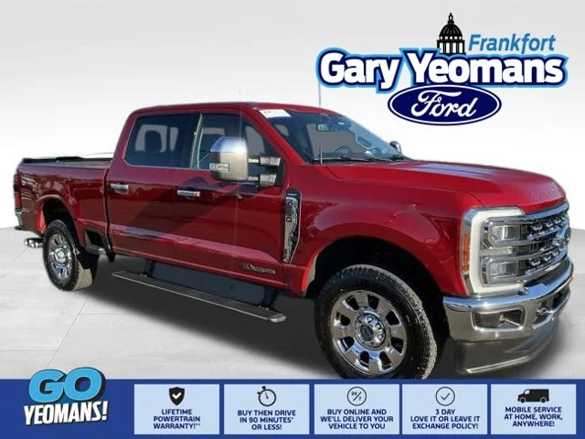 Used 2023 Rapid Red Metallic Tinted Clearcoat Ford Lariat image 1
