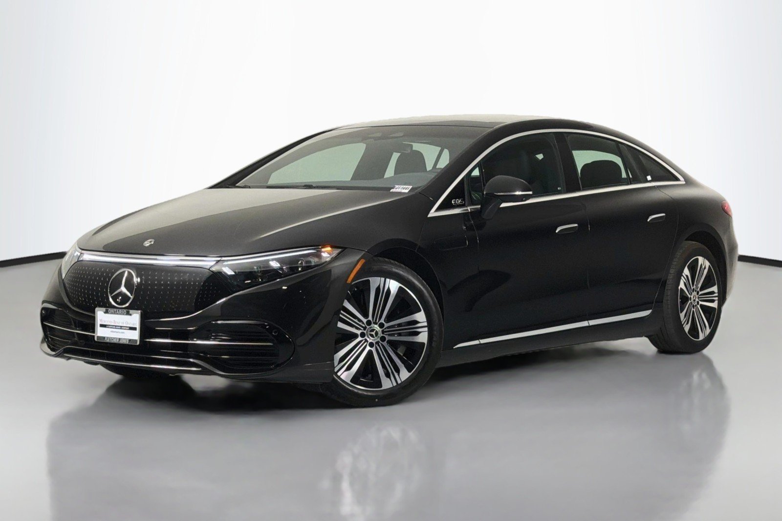 Certified Used 2024 Obsidian Black Metallic Mercedes-Benz EQS 450 image 1