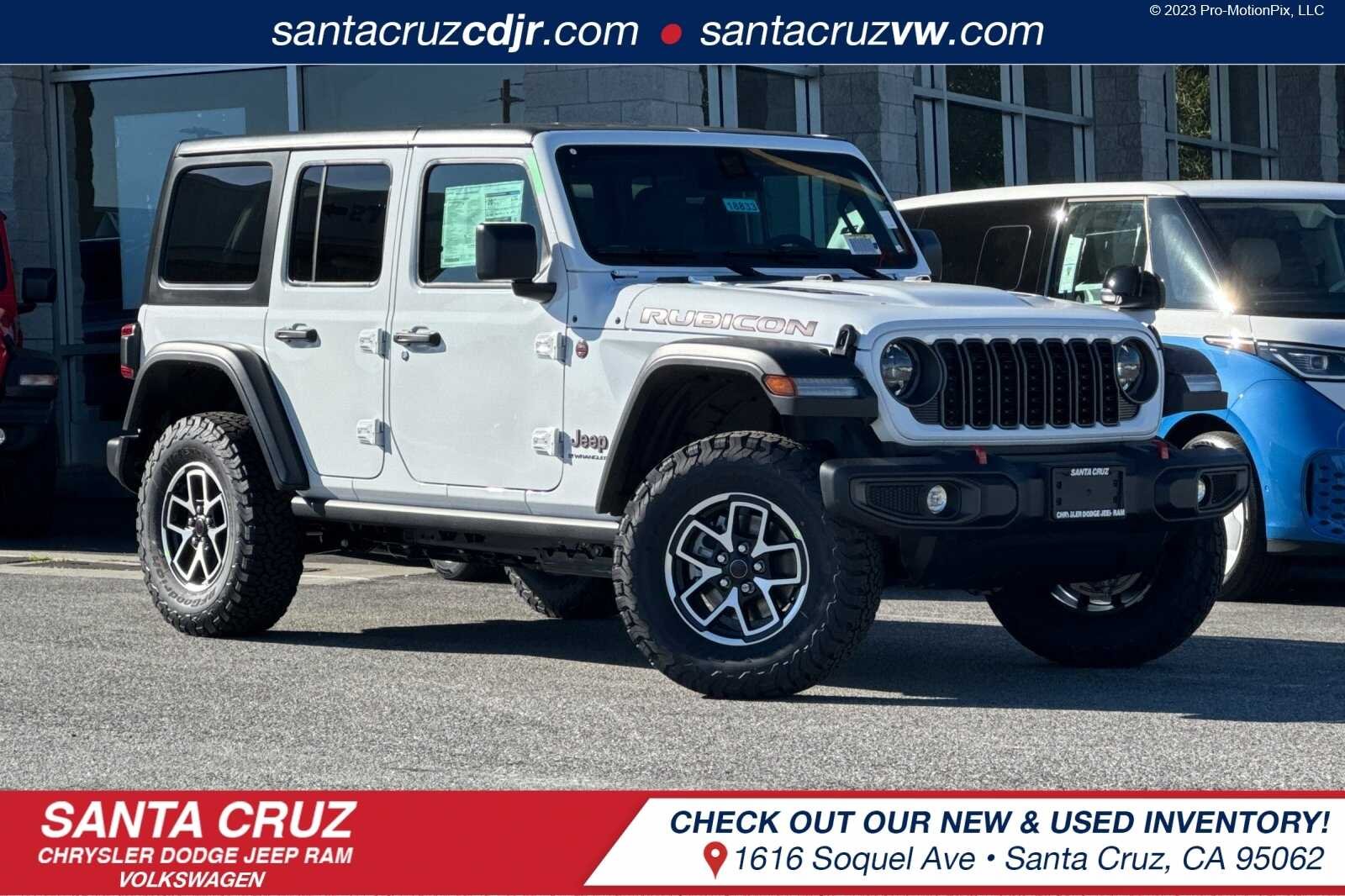 New 2026 Bright White Clearcoat Jeep Rubicon image 1