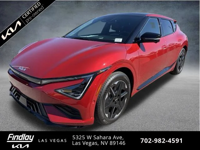 Certified Used 2025 Red Kia GT-Line image 1