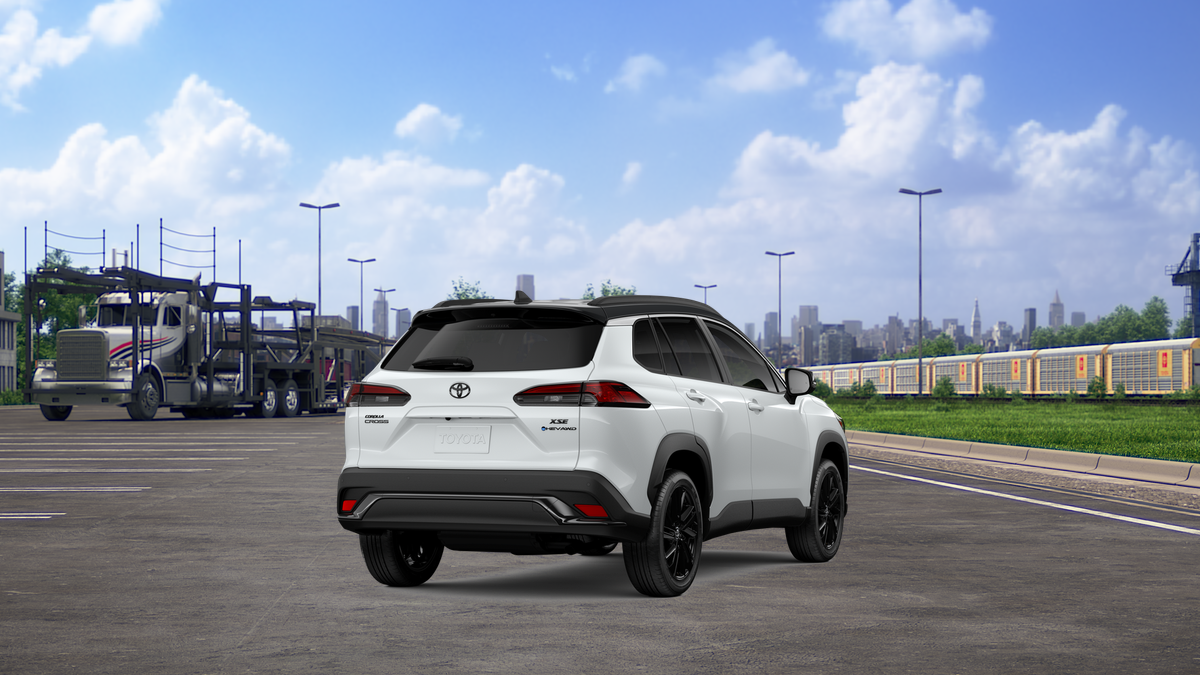 New 2026 Wind Chill Pearl with Jet Black roof Toyota Hybrid XSE image 19