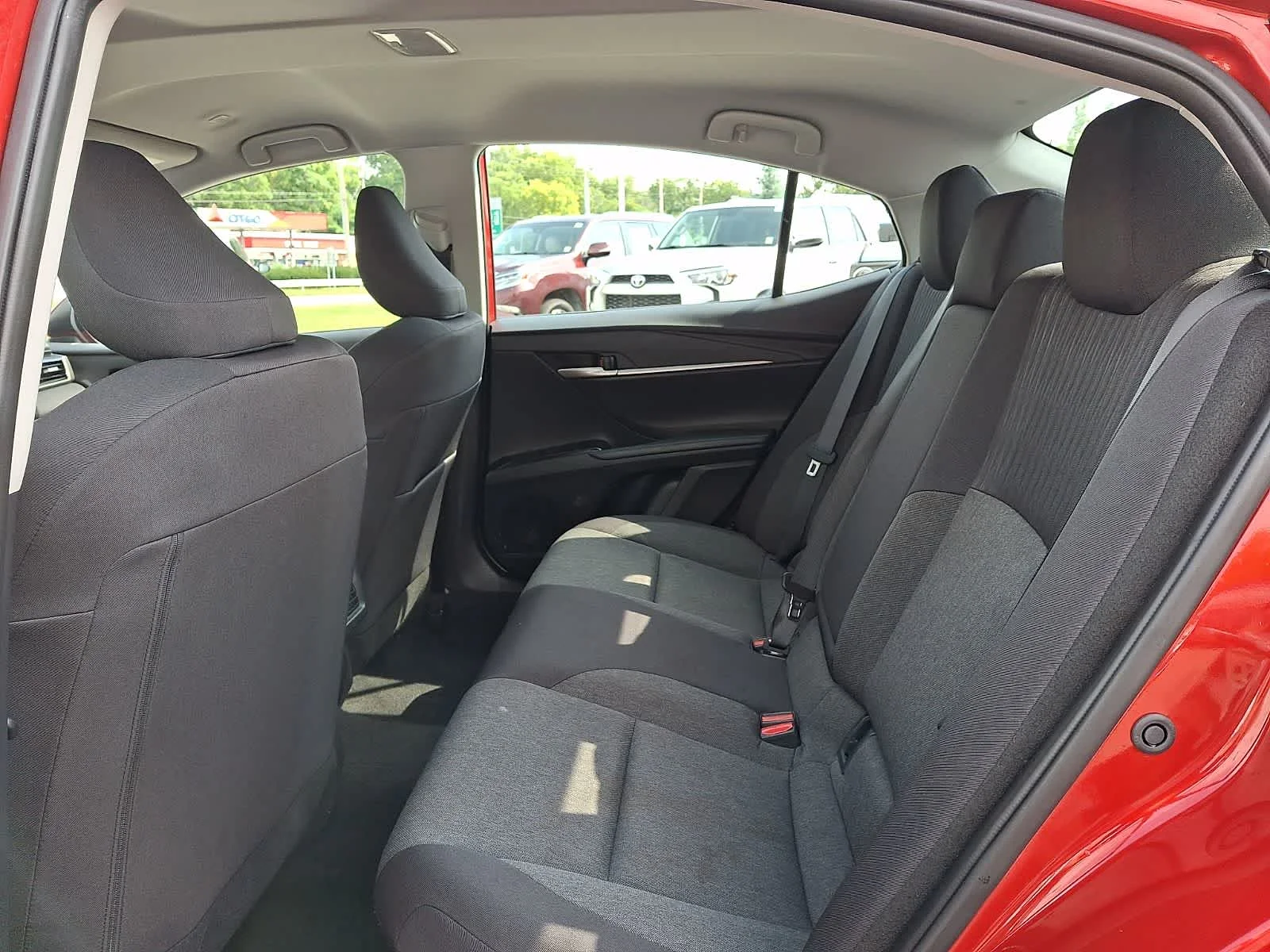 Certified Used 2025 Supersonic Red Toyota LE image 12