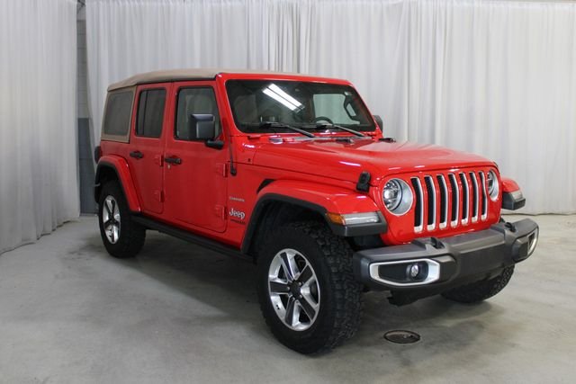 Used 2020 Red Jeep Unlimited Sahara image 26
