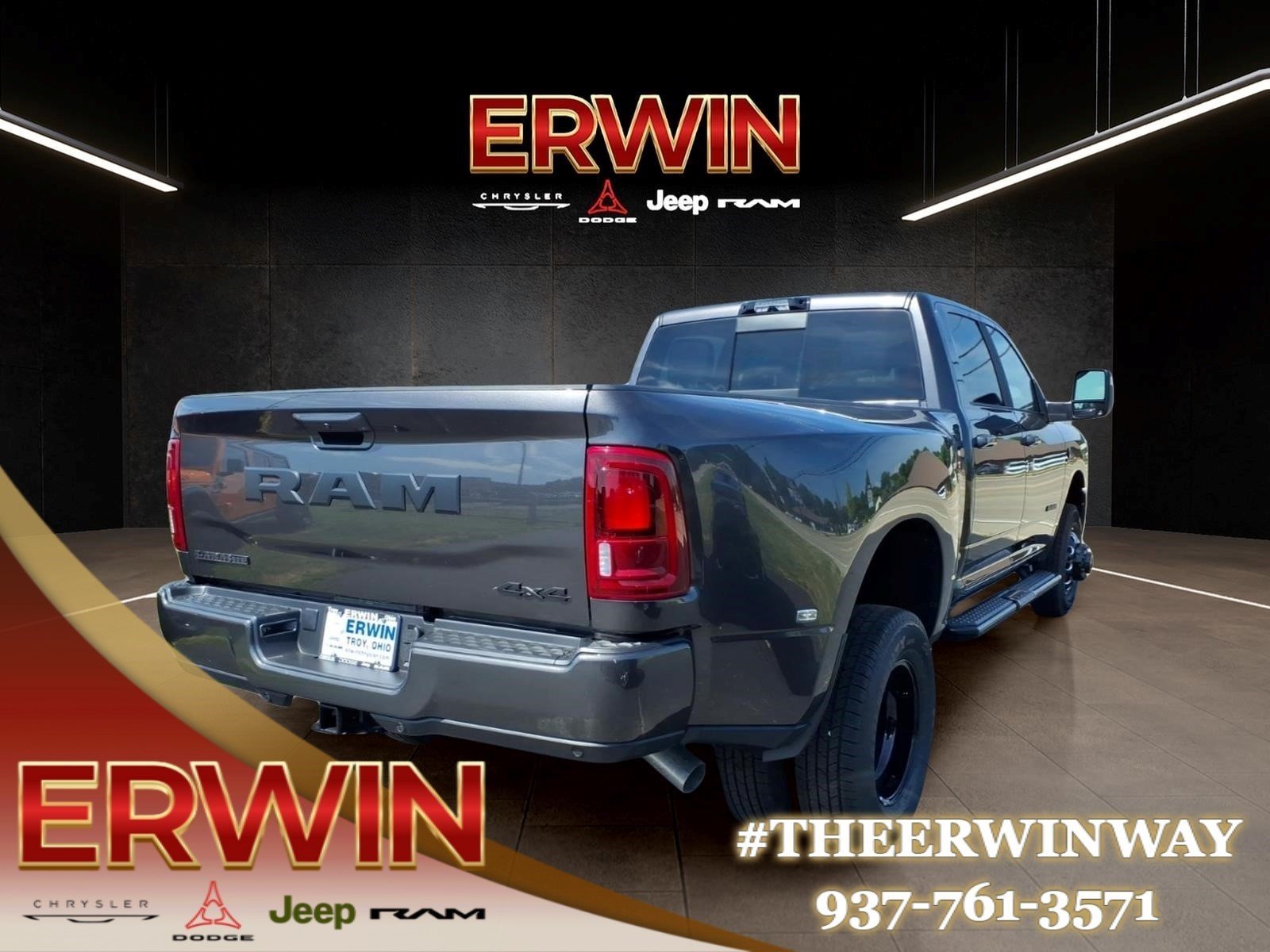 New 2026 Granite Crystal Metallic Clear-Coat Exterior Paint RAM Laramie image 5