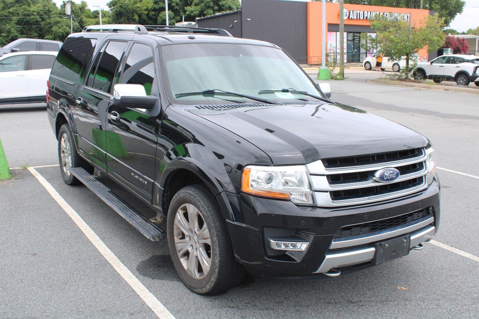 Used 2016 Shadow Black Ford Platinum image 3