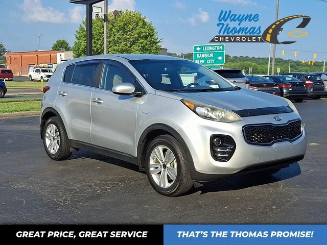 Used 2017 Silver Kia LX image 1